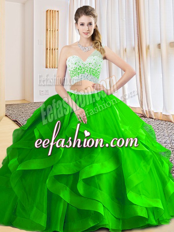 Best Criss Cross One Shoulder Beading and Ruffled Layers Quinceanera Gowns Tulle Sleeveless