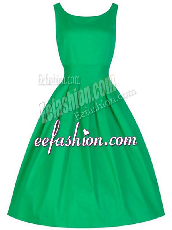 Classical Sleeveless Lace Up Knee Length Ruching Court Dresses for Sweet 16