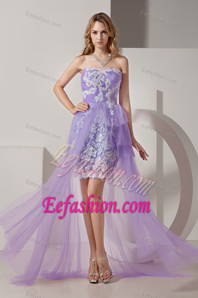 Best Seller Strapless High-low and Tulle Military Dresses for Party