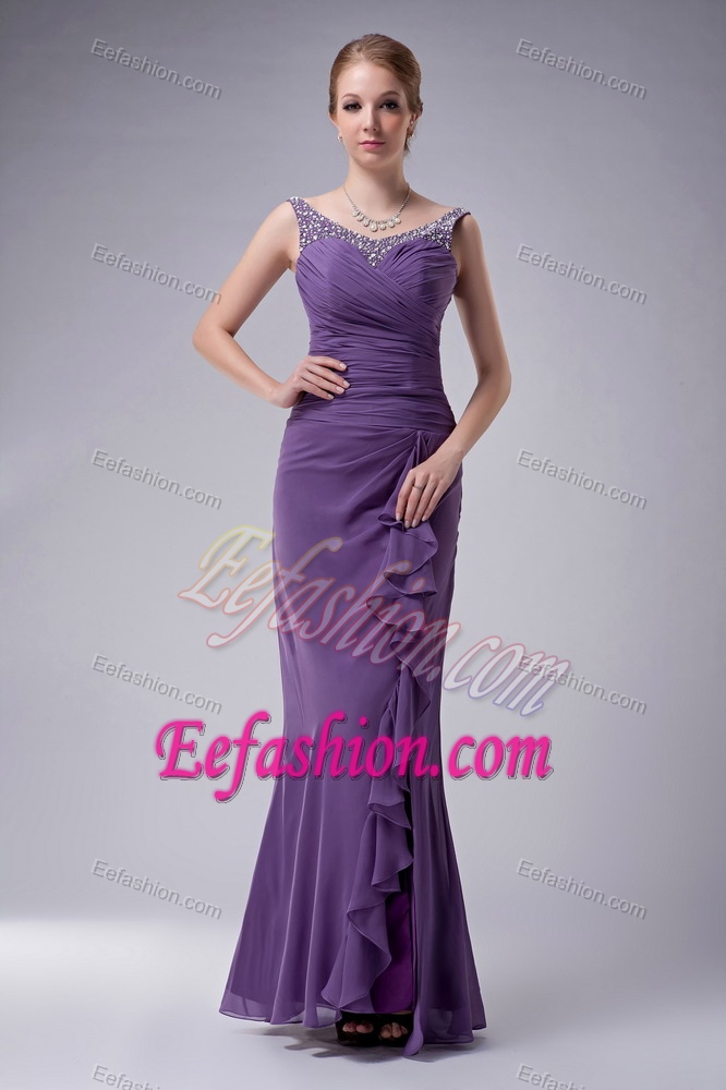 ... Guest Dresses  Purple Straps Pretty Wedding Guest Dress for Summer