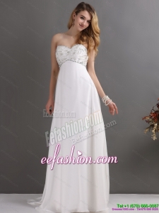 Sturning Sweetheart Wedding Dress with Beading for 2015