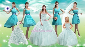 Apple Green Sweetheart Beading Quinceanera Dress and Pretty Ruching Knee Length Prom Dresses and Spaghetti Straps Beadin