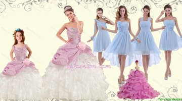 Elegant Multi Color Strapless Hand Made Flower Quinceanera Dress and Ruching Pretty Prom Dresses and Ruffles Straps Litt