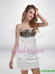 Cheap 2015 Column Sweetheart Mini Length Camo Prom Dresses