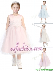 New Arrivals Scoop Mini Quinceanera Dresses with Appliques and Beading
