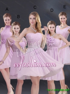 2015 Summer New Style Dama Dresses with Ruching