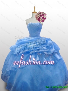 2016 Summer Beautiful Strapless Quinceanera Dresses with Paillette and Ruffled Layers