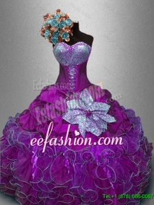 New Style Sweetheart Quinceanera Gowns with Sequins