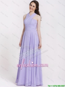 2016 Summer Popular Ruching Lavender Prom Dresses in Lavender