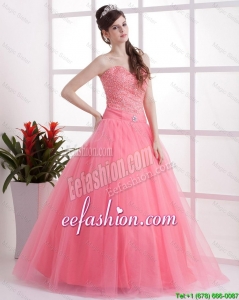 New Style A Line Sweetheart Prom Dresses in Watermelon
