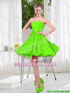 2016 Summer A Line Sweetheart Prom Dresses in Spring Green