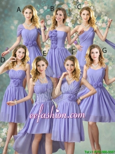 Fashionable Hand Made Flowers Elegant Prom Dresses with A Line