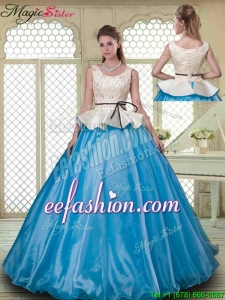 Classical Ball Gown Scoop Quinceanera Dresses with Beading