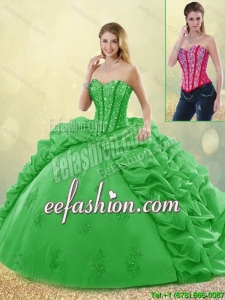 Elegant Spring Sweet 16 Dresses with Beading and Appliques