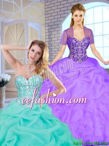 New Arrivals 2016 Sweetheart Quinceanera Gowns with Beading