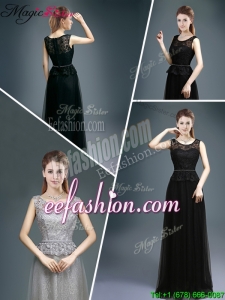 Cheap Empire Scoop Lace Prom Dresses for 2015 Winter