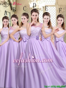 2016 Designer Empire Lavender 2016 Bridesmaid Dresses