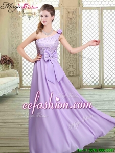 2016 Spring High Neck Lace Lavender Prom Dresses
