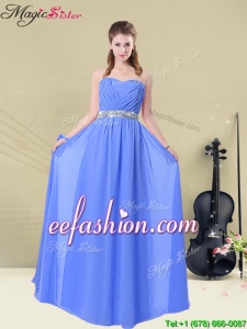 New Style Sweetheart Ruching Dama Dresses for Fall