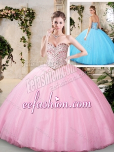 2016 Fashionable Beading Quinceanera Gowns with Sweetheart