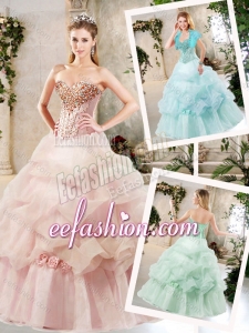 Latest A Line Sweet 16 Dresses with Beading and Pick Ups