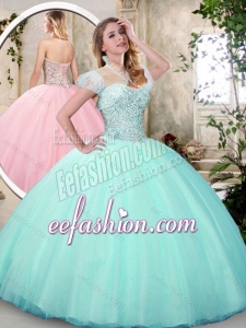Latest Sweetheart Quinceanera Dresses with Beading