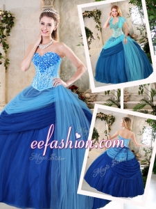 Beautiful Sweetheart Beading Fashionable Quinceanera Gowns for Fall