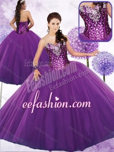 Discount Ball Gown Fashionable Quinceanera Dresses with Beading and Sequins