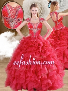 Latest Beading and Ruffles Exquisite Quinceanera Gowns in for2016
