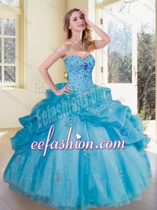Modern Sweetheart Pick Ups and Appliques Fashionable Quinceanera Gowns