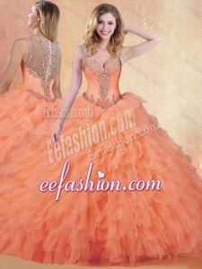 Perfect Ball Gown Straps Quinceanera Dresses with Ruffles and Appliques