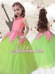 Cheap Scoop Ball Gown Multi Color Little Girl Pageant Dresses