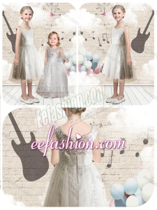 New Style Empire Scoop Sequins Cute Flower Girl Dresses