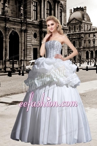 Ball Gown Beading Fashionable Wedding Dress with Strapless