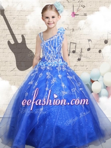Latest Ball Gown Asymmetrical Mini Quinceanera Dresses with Beading