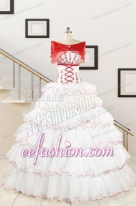 Popular White Sweet 16 Dresses with Appliques