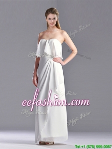 New Arrivals Empire Strapless Ankle LengthBest Mother Of The Bride Dress in White