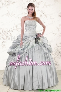 2015 Discount Quinceanera Dresses with Strapless