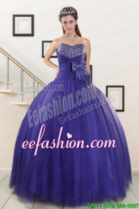 In Stock Sweetheart Quinceanera Dresses with Bowknot