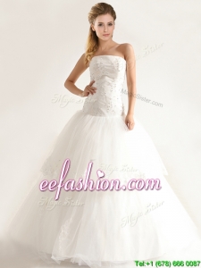 Stylish Mermiand Wedding Dresses with Appliques and Beading