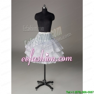 Custom Made Organza Mini-length Prom Petticoat with Lace