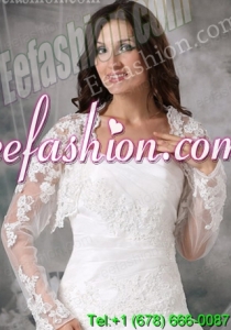 Gorgeous Embroidery White Jacket With Lace