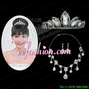 Gorgeous Alloy With Rhinestone Ladies Jewelry Sets