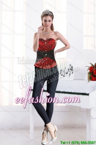 2015 Multi Color Sweetheart Beading Corset With Appliques in High Quality
