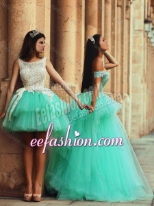 Cheap Off the Shoulder Prom Dress with Lace and Appliques