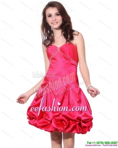 Sweetheart Fashionable Prom Dresses with Pick Ups and Beading