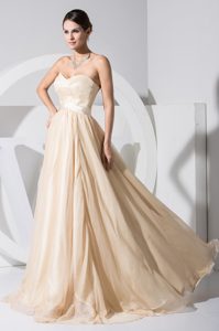 Clearance 2012 Champagne Prom Party Dress with Sweetheart