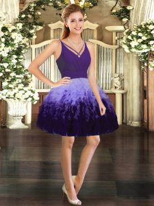 Multi-color Sleeveless Tulle Backless Prom Party Dress for Prom and Party