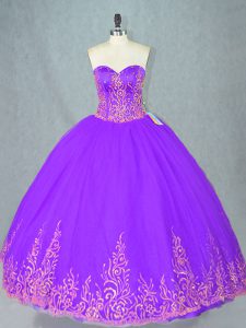 High Quality Sleeveless Beading Lace Up Quinceanera Gown