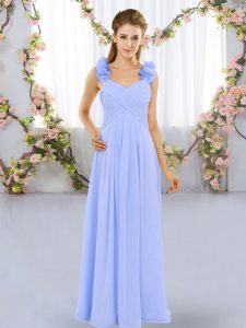 Sleeveless Hand Made Flower Lace Up Wedding Guest Dresses